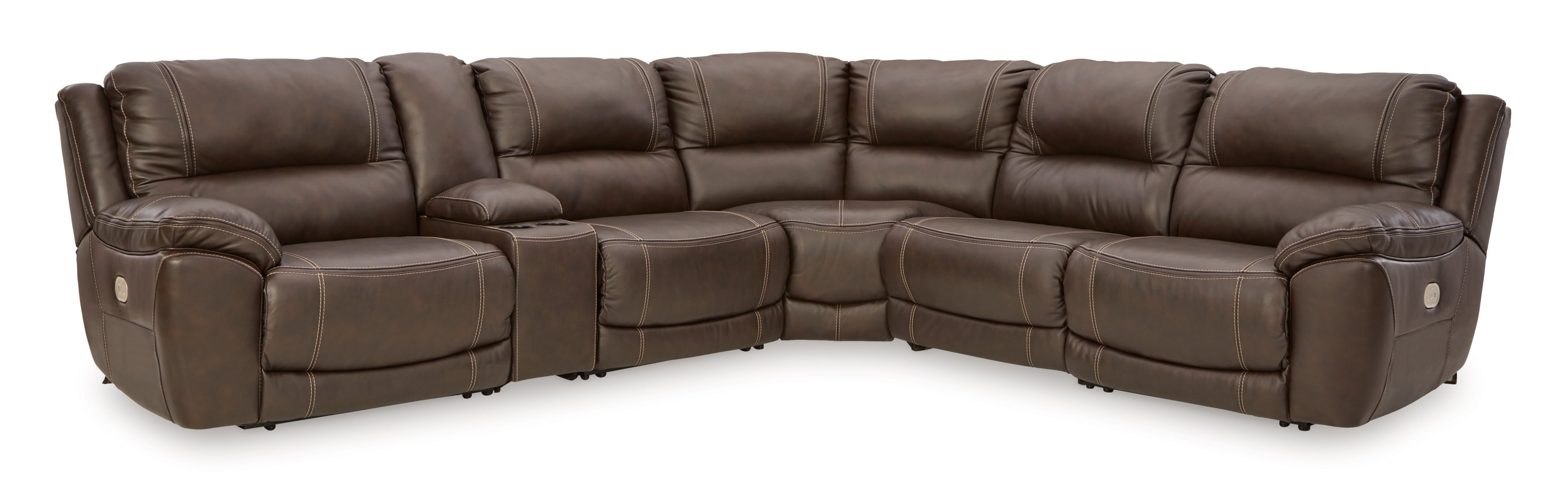 Dunleith Power Reclining Sectional with Console