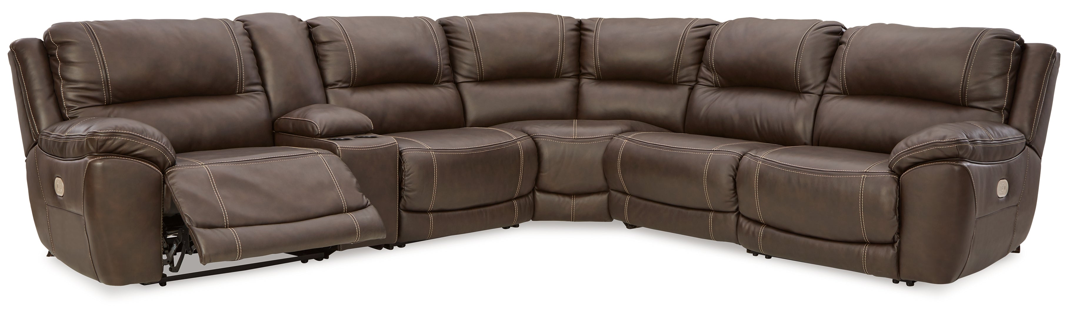 Dunleith Power Reclining Sectional with Console