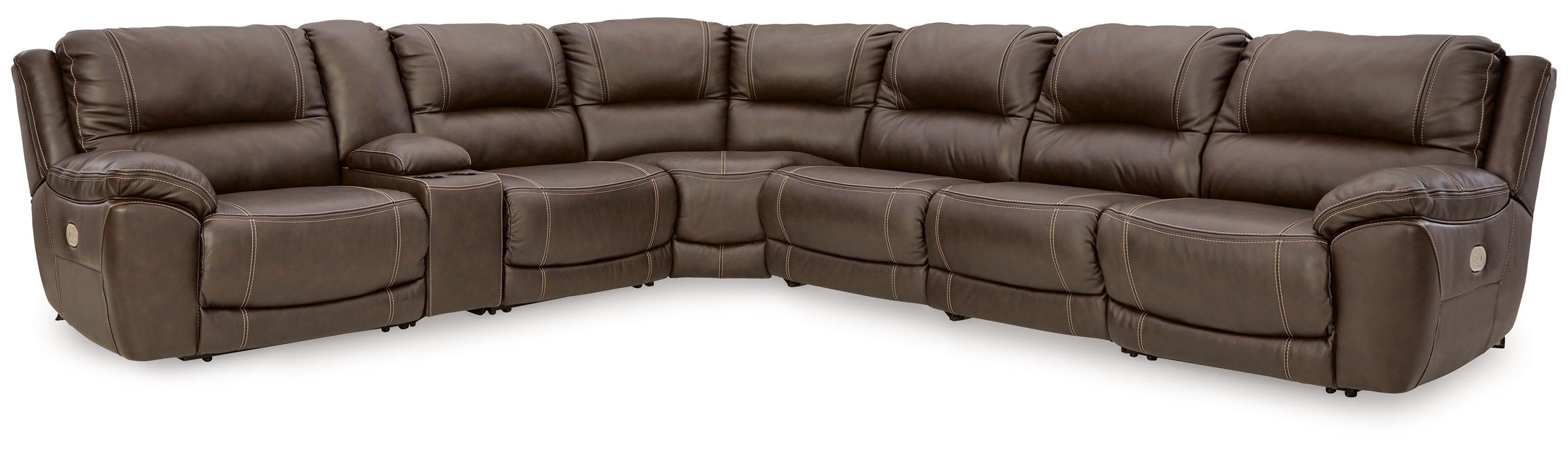 Dunleith Power Reclining Sectional with Console