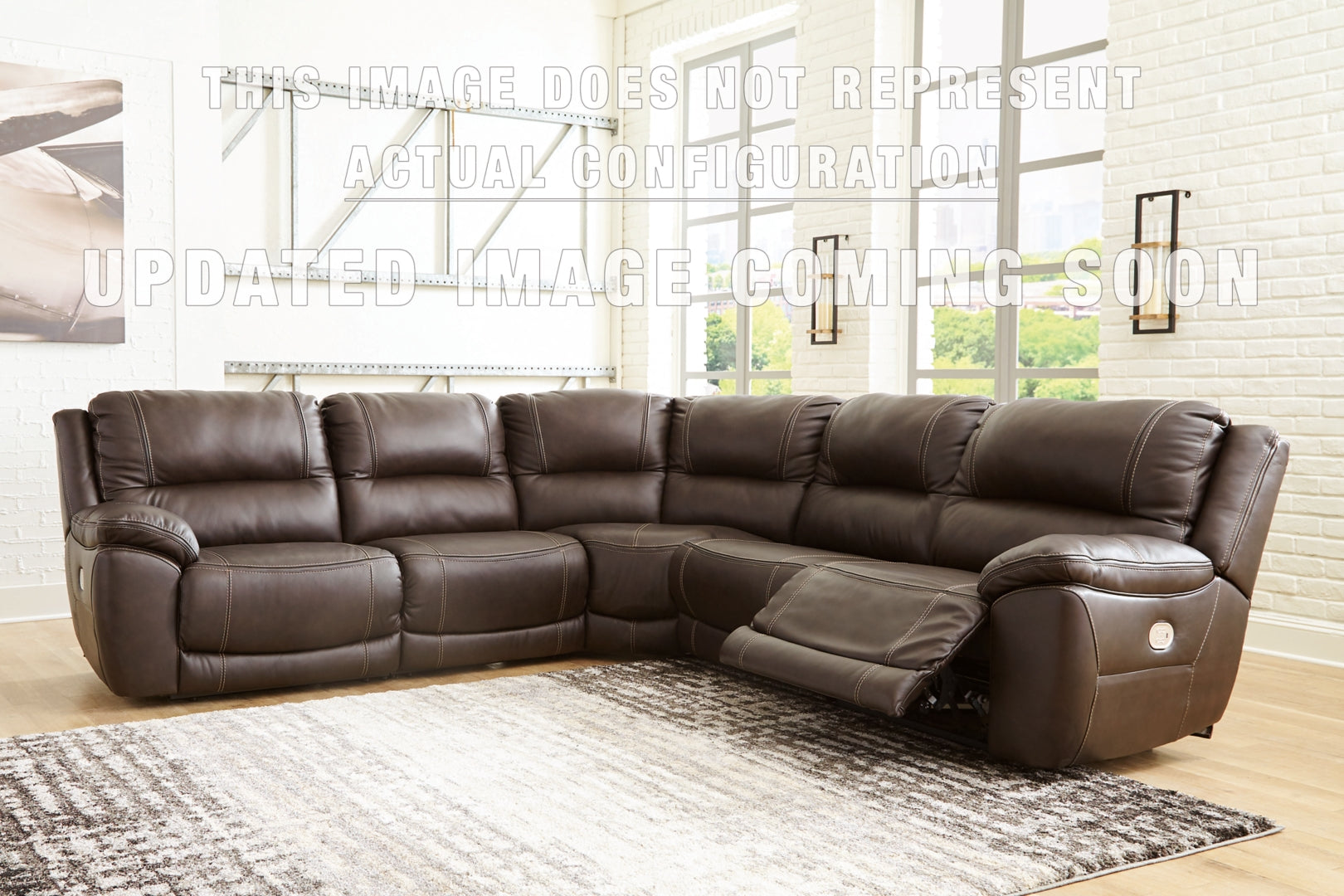 Dunleith Power Reclining Sectional with Console