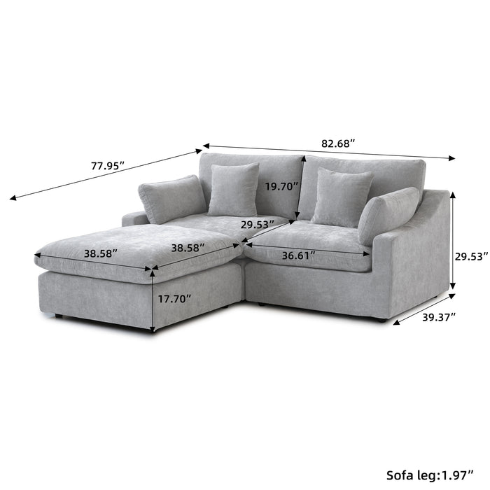 Nova Slope Arm Cloud Collection - Platnium