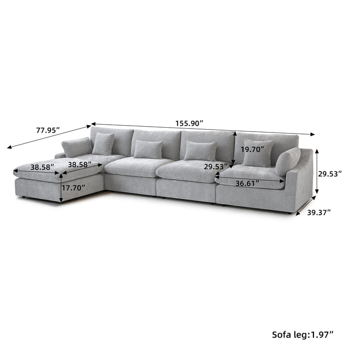 Nova Slope Arm Cloud Collection - Platnium