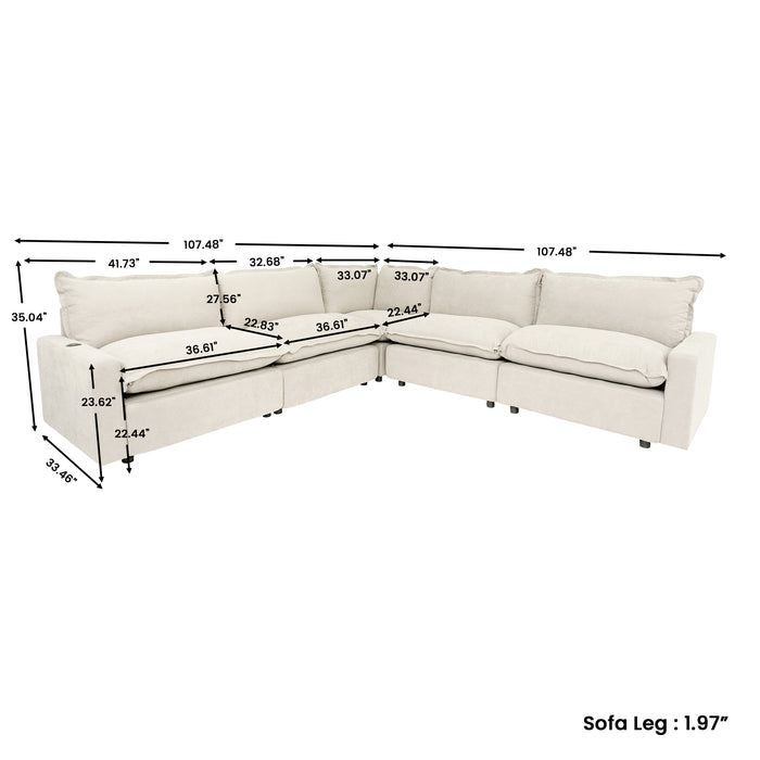 The LuxeMotion Cloud Collection - Natural Oat
