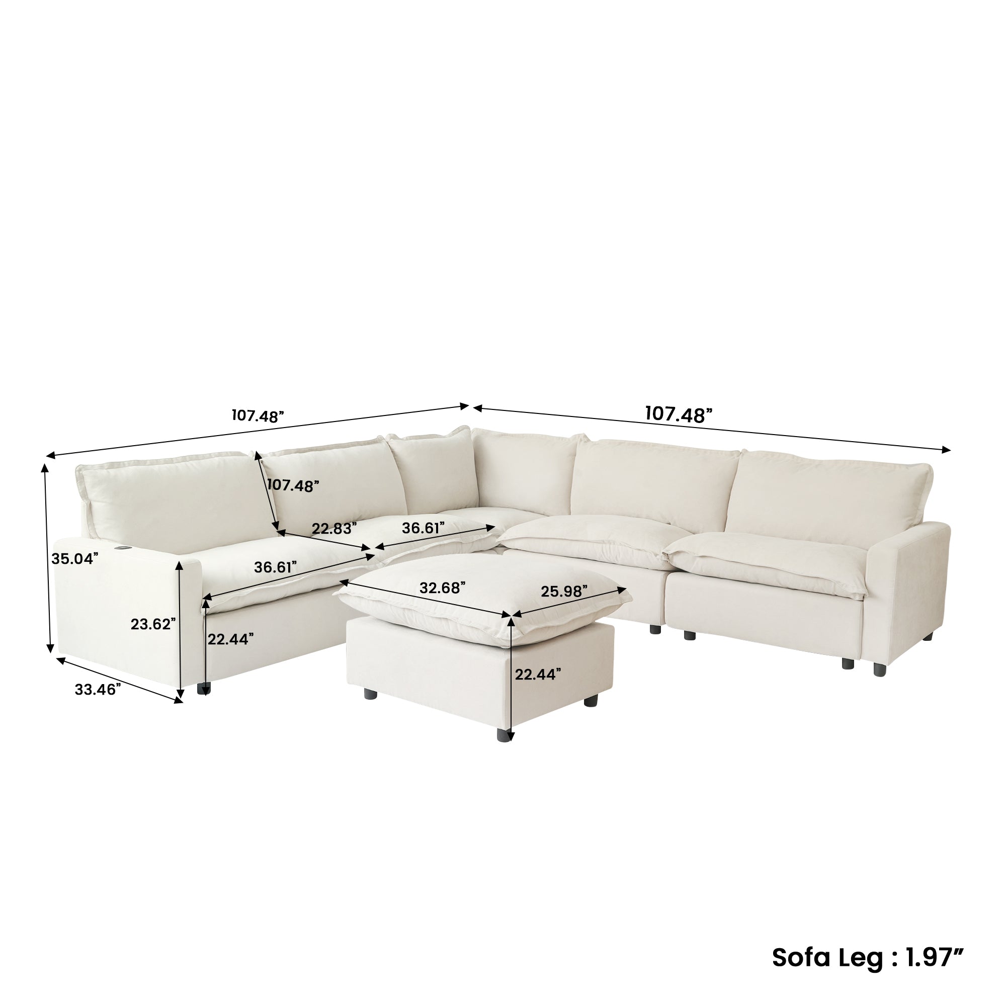 The LuxeMotion Cloud Collection - Natural Oat