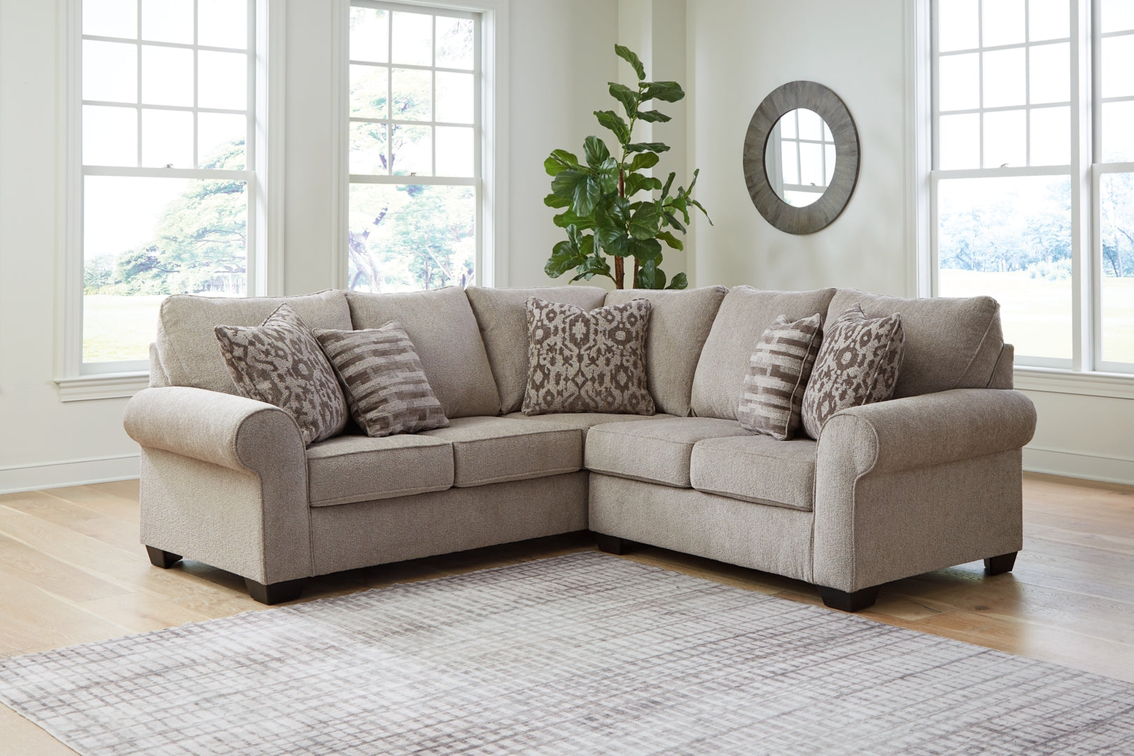 Claireah Sectional with Ottoman