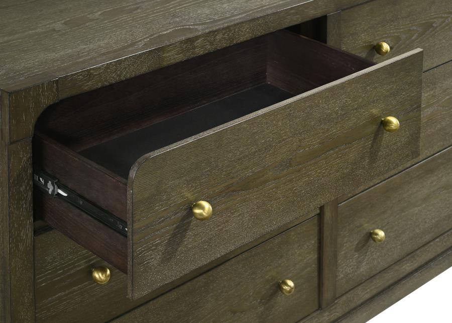 Gran Park 6-Drawer Dresser Cabinet Dark Cocoa