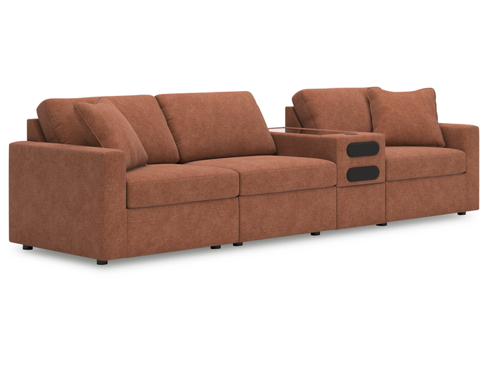 Nuvella 3 Piece Sectional (Customizable)