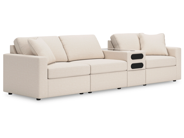 Nuvella 3 Piece Sectional (Customizable)