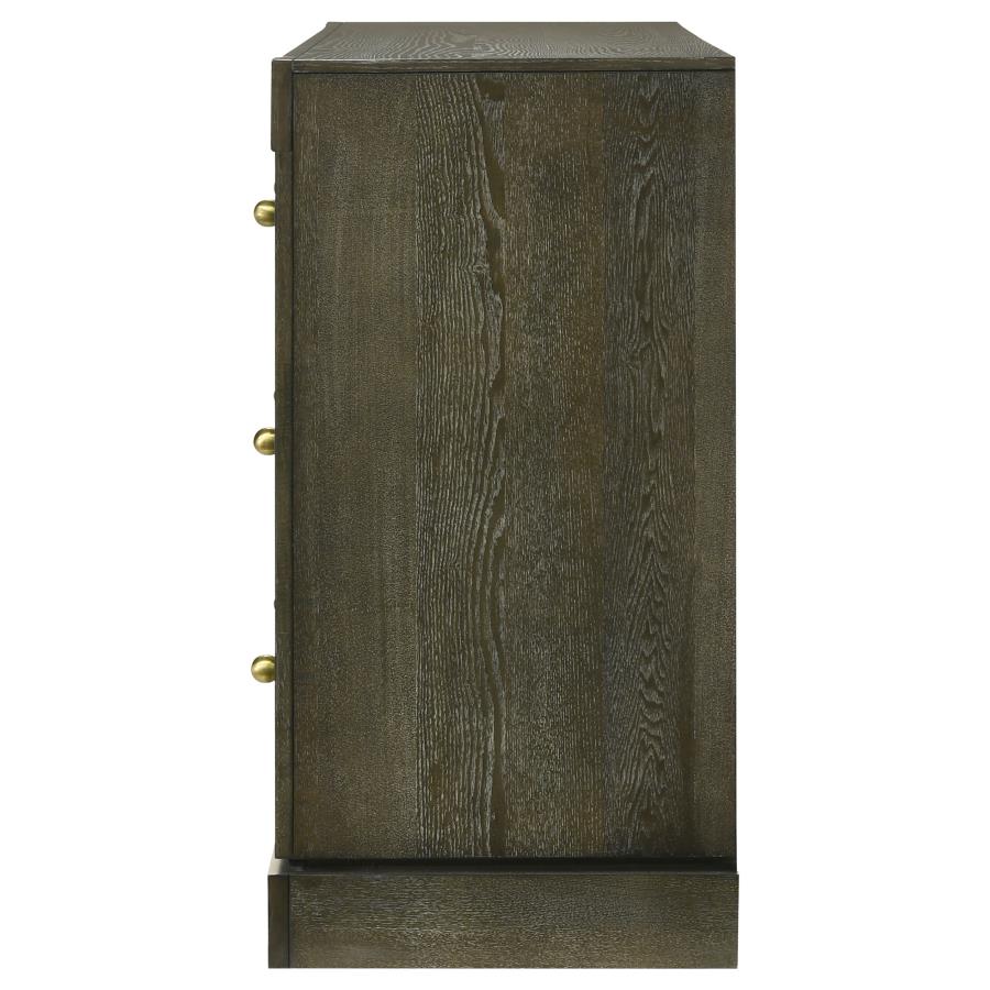 Gran Park 6-Drawer Dresser Cabinet Dark Cocoa