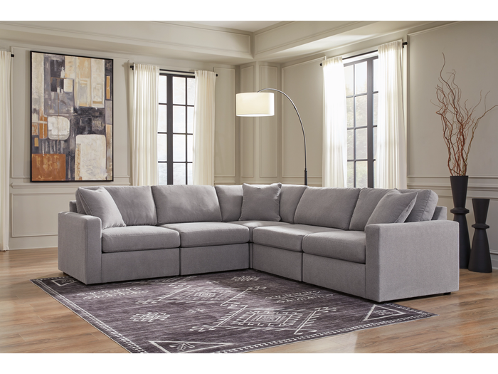 Nuvella 5-Piece Sectional (Customizable)