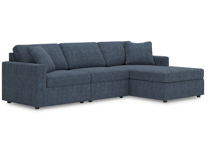 Nuvella 3 Piece Sectional (Customizable)
