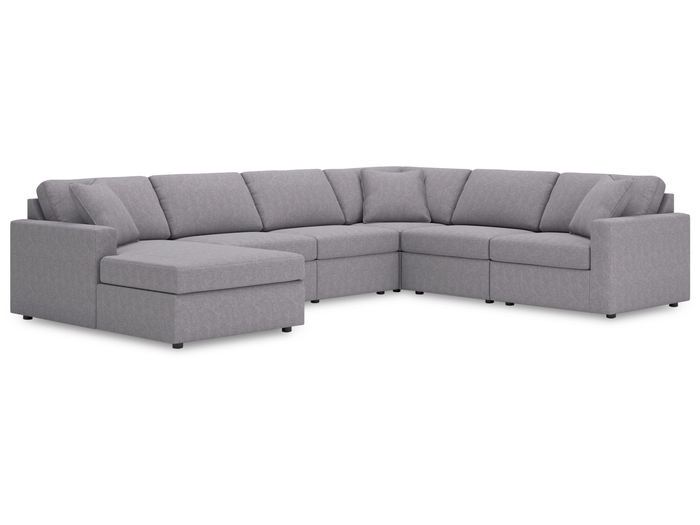 Nuvella 6-Piece Sectional (Customizable)