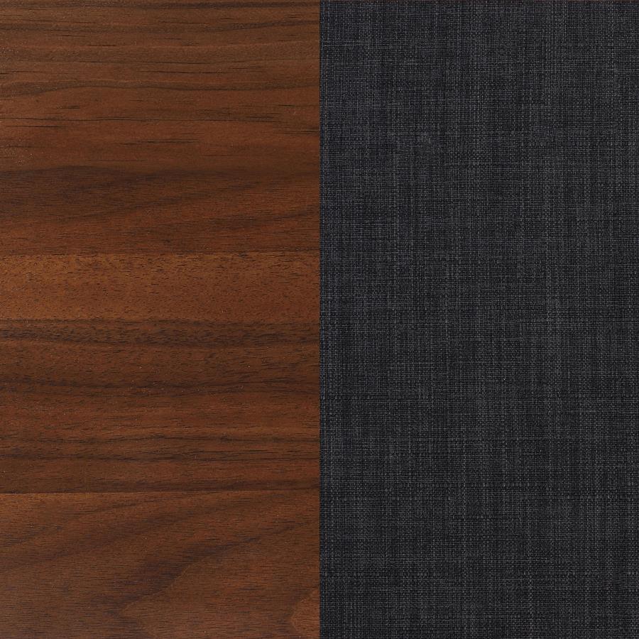 Robyn Wood Platform Bed Dark Walnut