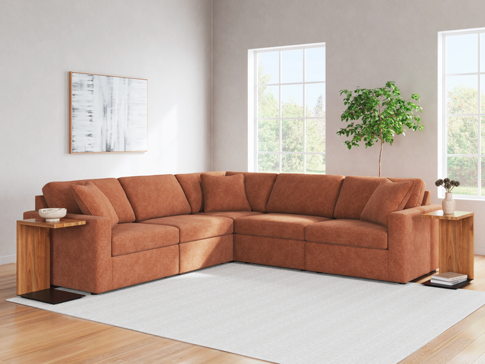 Nuvella 5-Piece Sectional (Customizable)