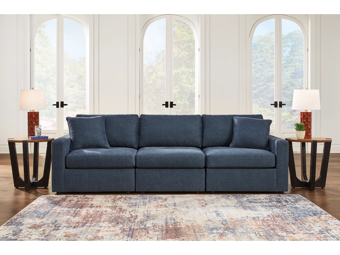 Nuvella 3 Piece Sectional (Customizable)
