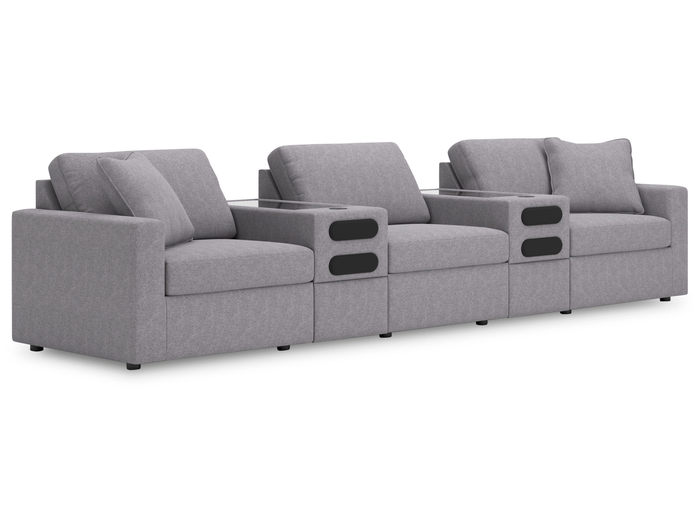 Nuvella 3 Piece Sectional (Customizable)