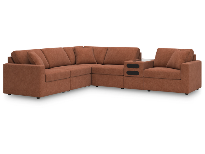 Nuvella 5-Piece Sectional (Customizable)