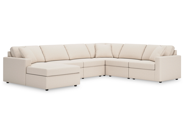 Nuvella 6-Piece Sectional (Customizable)