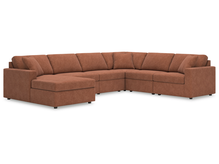Nuvella 6-Piece Sectional (Customizable)