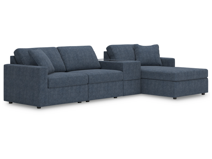Nuvella 3 Piece Sectional (Customizable)