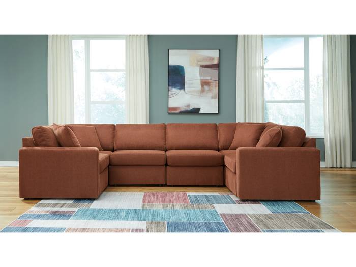 Nuvella 6-Piece Sectional (Customizable)