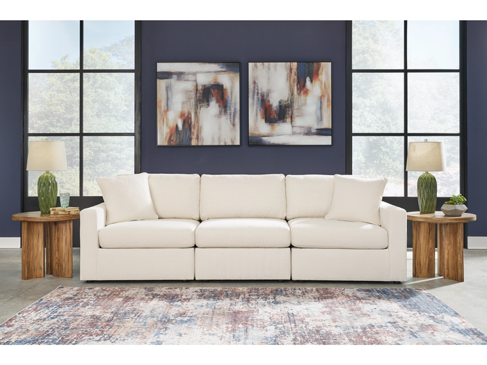 Nuvella 3 Piece Sectional (Customizable)