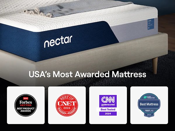 Nectar Premier Memory Foam 5.1 Mattress - Medium Firm