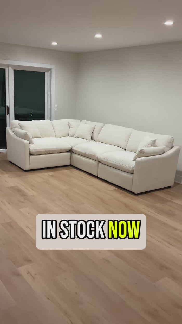 Velari Slope Arm Collection - Ivory